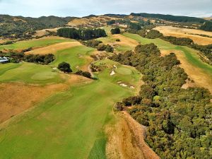 Cape Kidnappers 7th Aerial Green